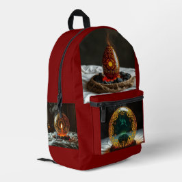 Mochila Impresa Geheimnisvolle Dracheneier – Ursprung des Feuers