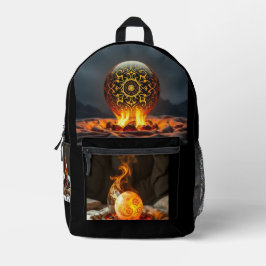 Mochila Impresa Geheimnisvolle Dracheneier – Ursprung des Feuers