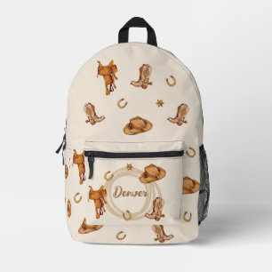 Mochila Impresa Género neutral de la personalización de vaqueros s