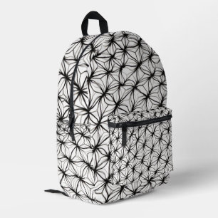 Mochila Impresa Geometría de red – Abstracto de malla de diamante