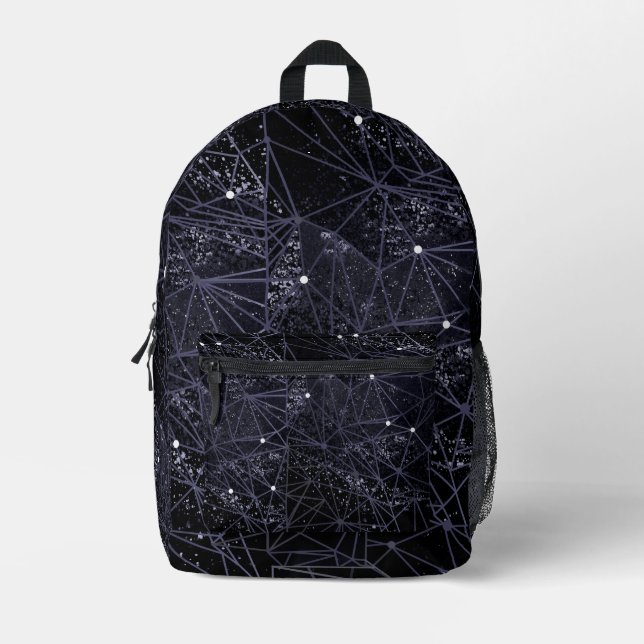 Mochila Impresa geometría del espacio (Anverso)