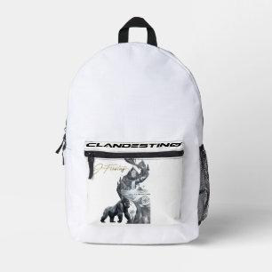 Mochila Impresa “Geometric Gorilla Jungle Backpack