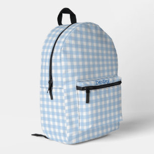 Mochila Impresa Gigante azul preppy personalizado
