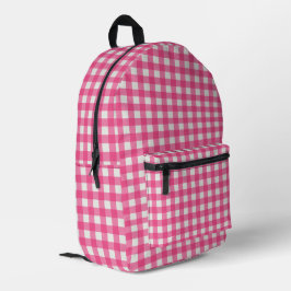 Mochila Impresa Gigante de goma rosa