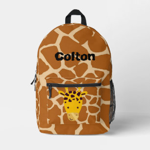 Mochila Impresa Giraffe personalizada