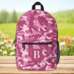 Mochila Impresa Giro personalizado de Guay rosa de camuflaje