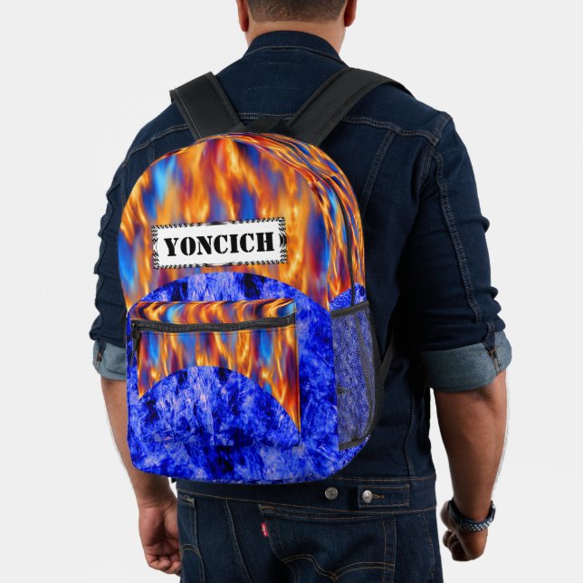 Mochila Impresa Glaciem et Ignis por Kenneth Yoncich (Insitu (Modelo))