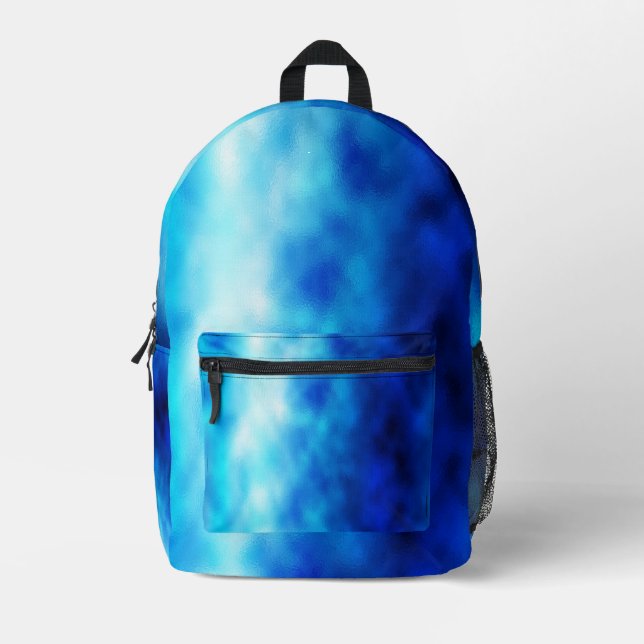Mochila Impresa Glass azul (Anverso)