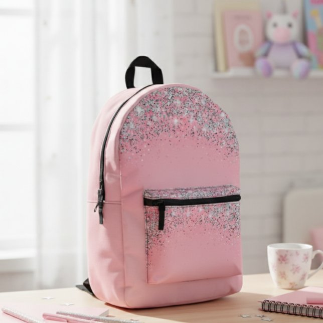 Mochila Impresa Glitter Pink Backpack: Discover Your Style  (Subido por el creador)