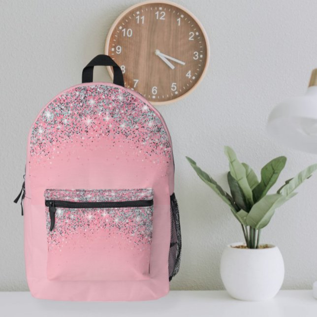 Mochila Impresa Glitter Pink Backpack: Discover Your Style  (Subido por el creador)