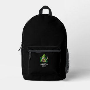 Mochila Impresa Gnome Tie Dye Shamrock Que Los Shenanigans Empiece