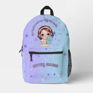 Mochila Impresa God embraces me with his word 
