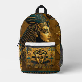 Mochila Impresa Golden Ancient Print | Cut & Sew Bag