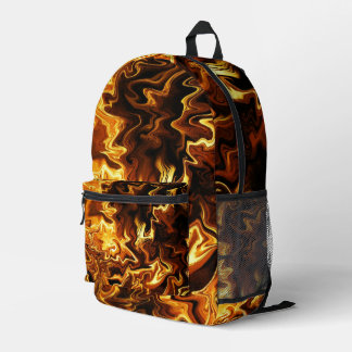 Mochila Impresa Golden Flow – Molten Energy Art