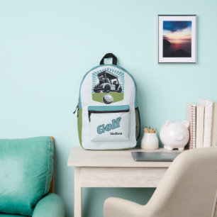 Mochila Impresa Golf de nombre personalizado