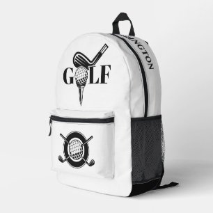 Mochila Impresa Golf de nombre personalizado