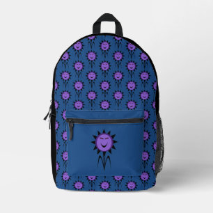 Mochila Impresa Gótico Kawaii Flower Evil Halloween