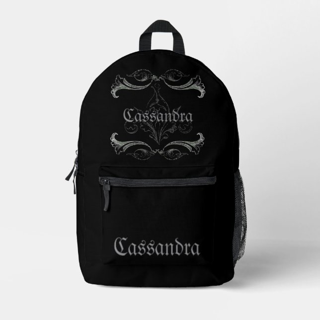 Mochila Impresa Gótico romántico personalizado (Anverso)