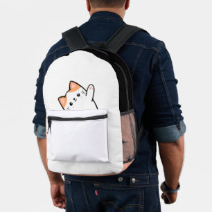 Mochila Impresa Gracioso gato