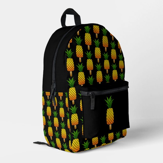Mochila Impresa Gracioso Ice Drop Piña Refrescando Fruta Veraniega (Esquina izquierda trasera)