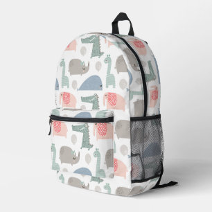 Mochila Impresa Gracioso patrón animal facial