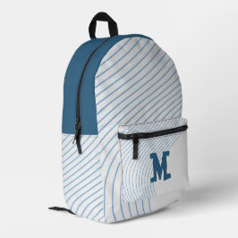 Mochila Impresa Gradient dynamic curve Abstract minimal Monogram