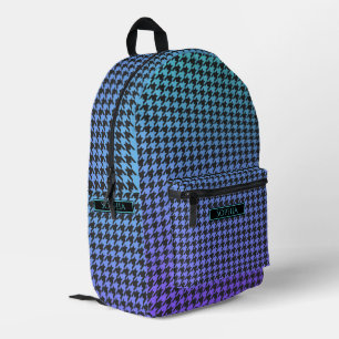 Mochila Impresa Gradiente azul a morado -