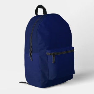 Mochila Impresa Gradiente de Azul Marino Azul Profundo