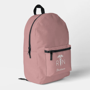 Mochila Impresa Graduación de enfermera personalizado RN con matrí
