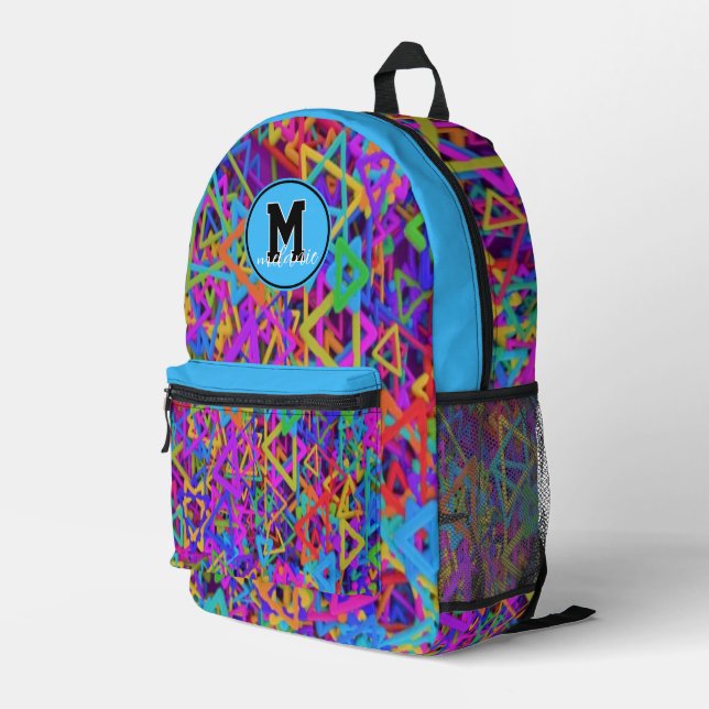 Mochila Impresa Graffiti Explosion geometric bunch (Esquina derecha trasera )