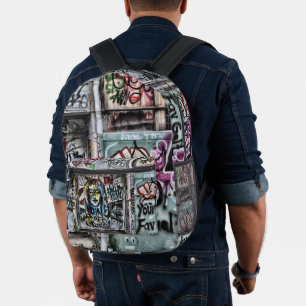 Mochila Impresa Graffiti Urban Street Guay Grunge Moderno Único