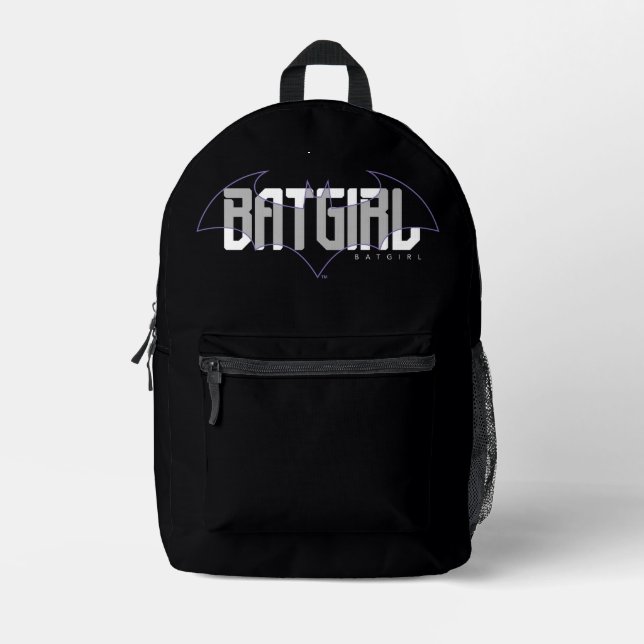 Mochila Impresa Gráfica de nombre de alta tecnología de Batgirl (Anverso)