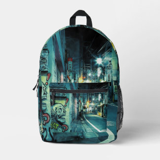 Mochila Impresa Grafiti de colores,
