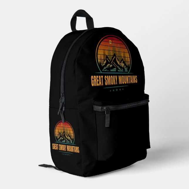 Mochila Impresa Gran Parque Nacional de Montañas Humeantes (Esquina izquierda trasera)