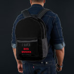 Mochila Impresa Grandes Libros<br><div class="desc">Me gustan los libros grandes y no puedo mentir mochila</div>