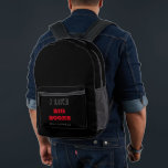 Mochila Impresa Grandes Libros<br><div class="desc">Me gustan los libros grandes y no puedo mentir mochila</div>