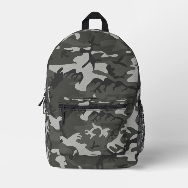 Mochila Impresa Gray Camo (Anverso)