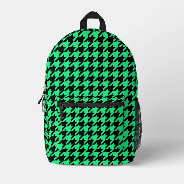 Mochila Impresa Green Black Houndstap Check (Anverso)