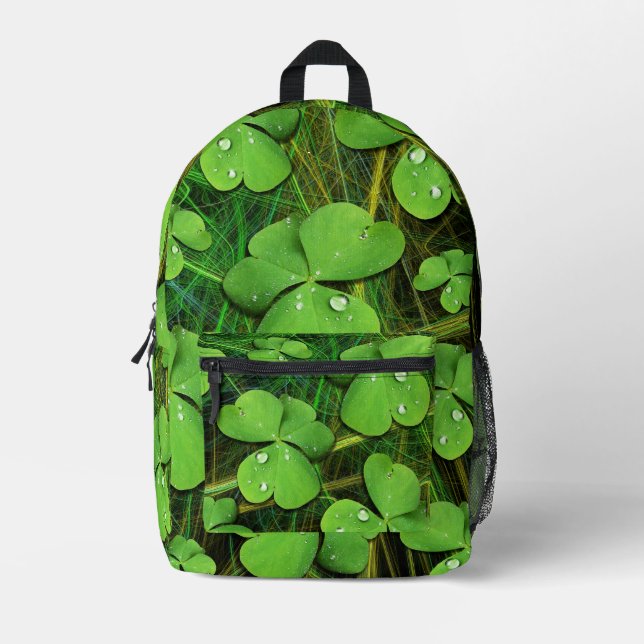 Mochila Impresa Green Shamrock St Patrick's iPhone 5 Funda-Mate (Anverso)