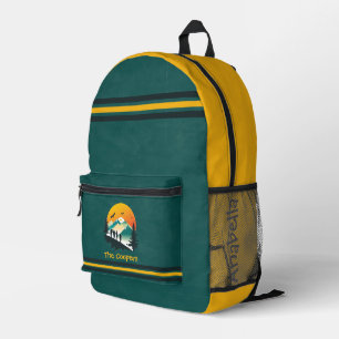 Mochila Impresa Green   Tiras   Personalizado Andino y de Senderos