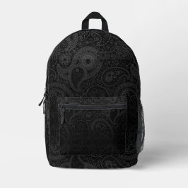 Mochila Impresa Gris oscuro Paisley