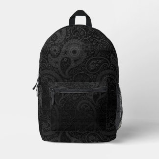 Mochila Impresa Gris oscuro Paisley