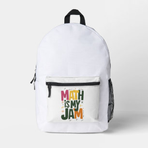 Mochila Impresa Groovy Math es mi jam primer día de regreso a la e