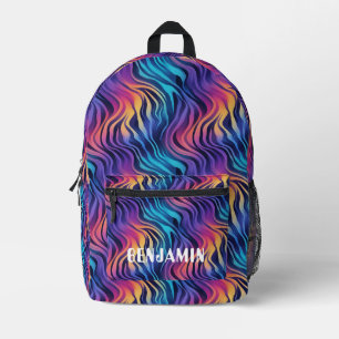 Mochila Impresa Groovy Multicolor estilo Boho