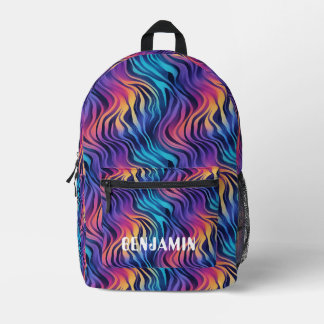 Mochila Impresa Groovy Multicolor estilo Boho