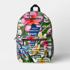 Mochila Impresa Guam Guamanina Chamorro Bag