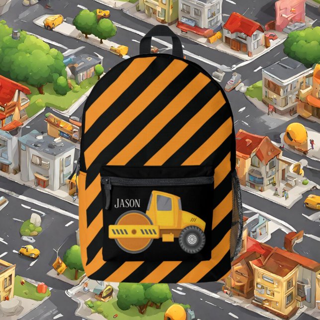 Mochila Impresa Guay boys Construcción pavimentador camioneta añad (Subido por el creador)