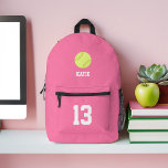 Mochila Impresa Guay Softball Tema personalizado<br><div class="desc">Diseño con temática deportiva personalizada y divertido. Cambie el color de fondo haciendo clic en el botón "IT PERSONALIZAR!".</div>