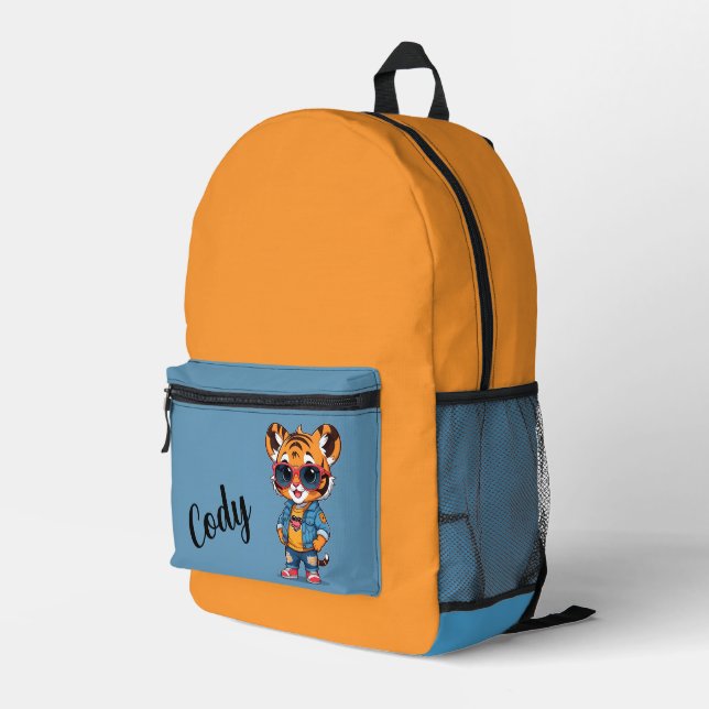 Mochila Impresa Guay Tiger Personalizado (Esquina derecha trasera )