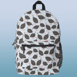 Mochila Impresa Guinea Fowl Fun<br><div class="desc">Cute Guineafowl patrón para los amantes de las aves. Arte original de Nic Squirrell.</div>
